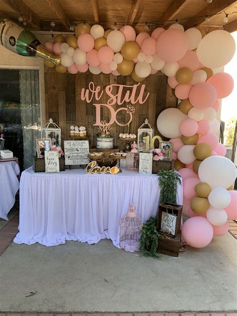 10 year wedding anniversary party theme ideas